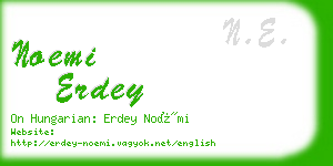 noemi erdey business card